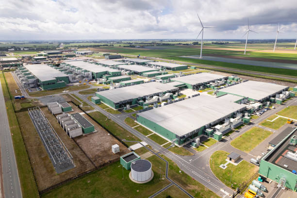 Data center from a drone point of view